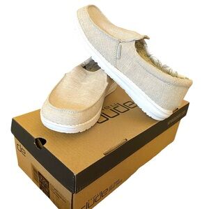 Hey Dude Misty Casual Slip-Ons in Chambray Grey